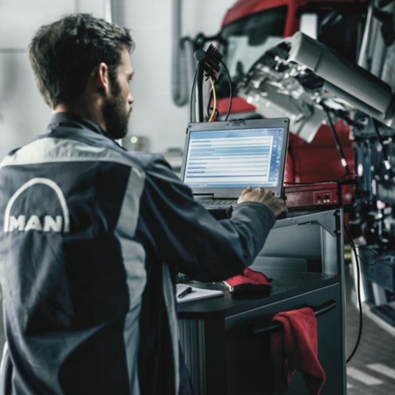 MAN specialist diagnostics and fault finding at HFG Commercials